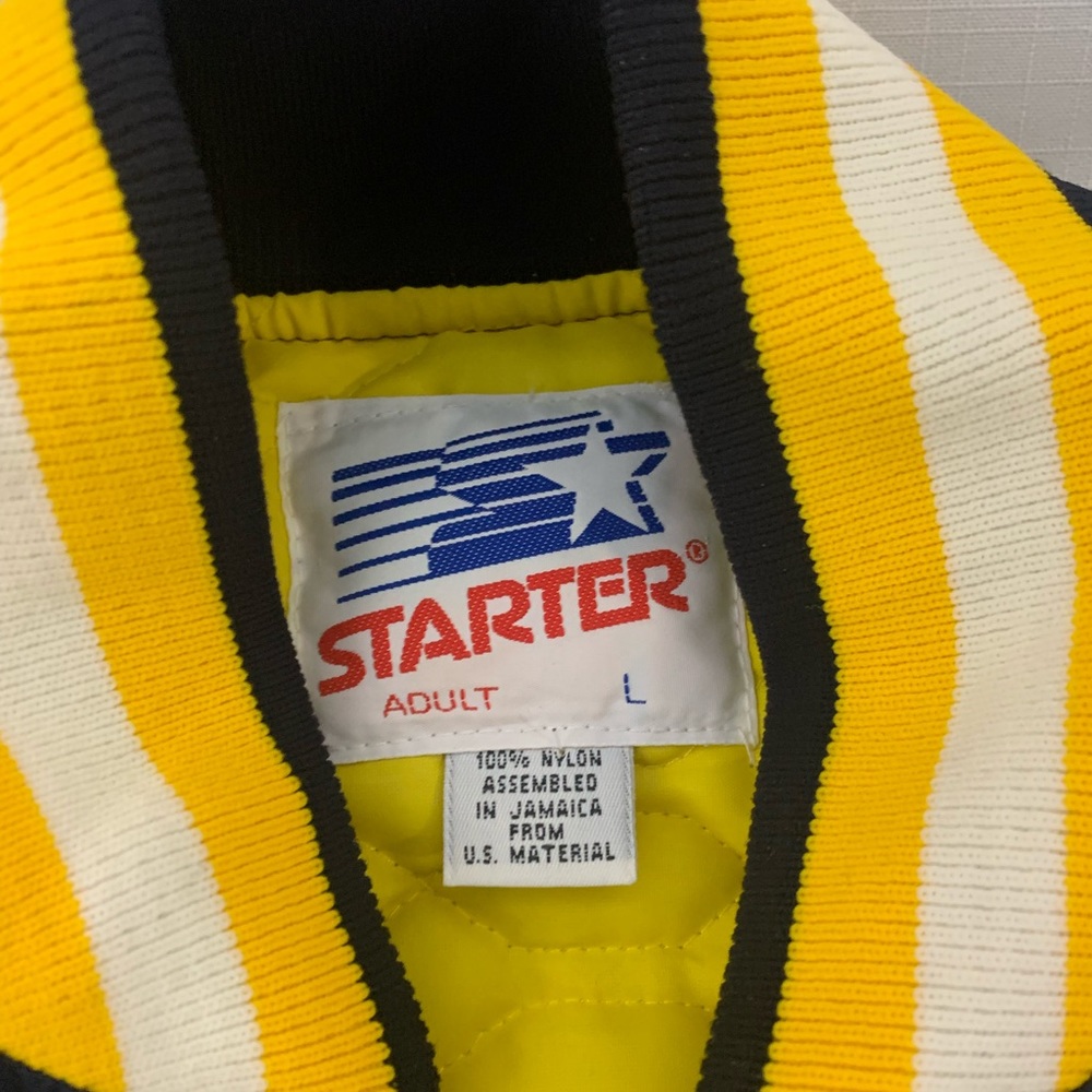 Vintage Norte Dame Bomber Jacket Large by Starter - Picture 5 of 8